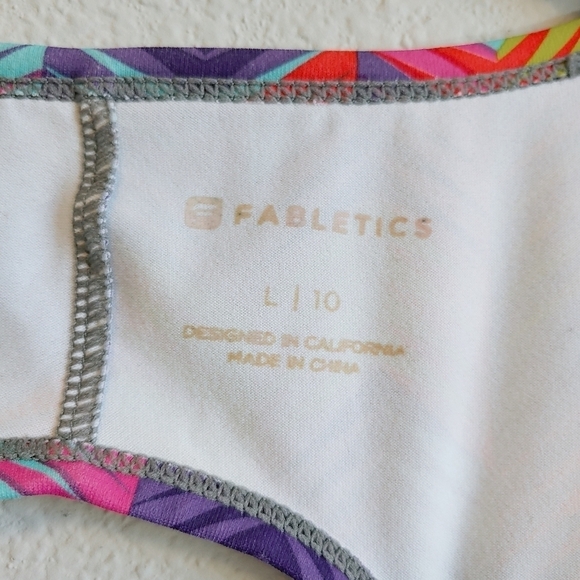 Fabletics Women's Embra Keyhole Athletic Sweat Wicking Tank Top Sz L - Picture 5 of 7